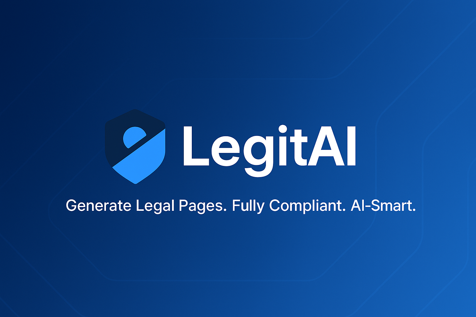 Video thumbnail: Watch how LegitAI generates AI-powered legal policies automatically